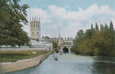 Magdalen, from the Cherwell by English Photographer